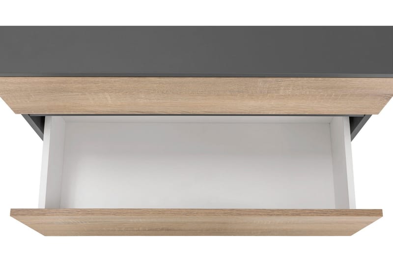 Hudnall Tvättställsskåp 80x35 cm - Antracit/Vit - Förvaring - Badrumsförvaring - Tvättställsskåp & kommod