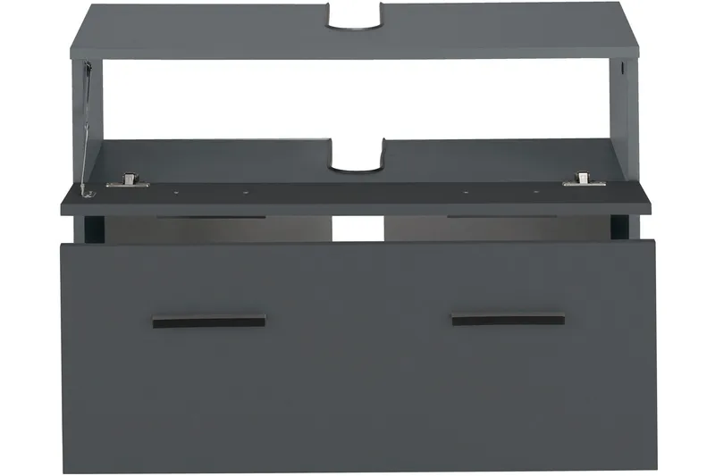 Michikue Tvättställsskåp - Grå - Förvaring - Badrumsförvaring - Tvättställsskåp & kommod