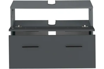 Michikue Tvättställsskåp - Grå - Förvaring - Badrumsförvaring - Tvättställsskåp & kommod