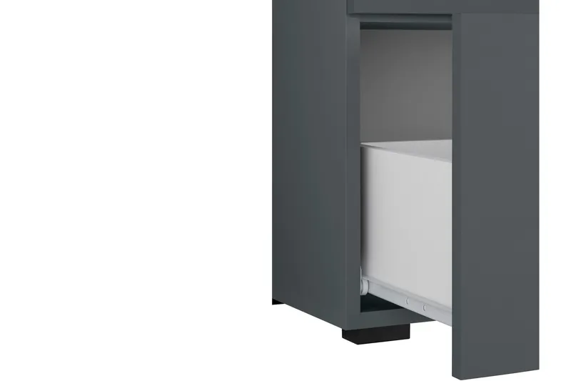 Michikue Tvättställsskåp - Grå - Förvaring - Badrumsförvaring - Tvättställsskåp & kommod