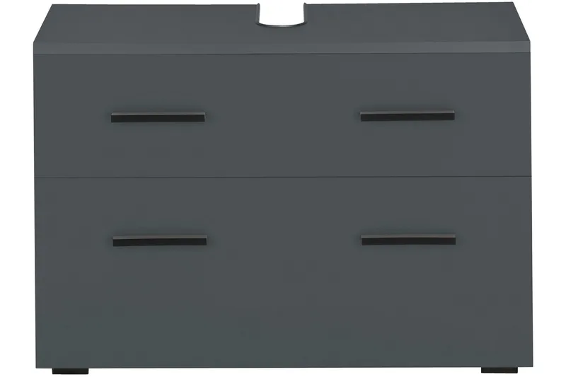 Michikue Tvättställsskåp - Grå - Förvaring - Badrumsförvaring - Tvättställsskåp & kommod