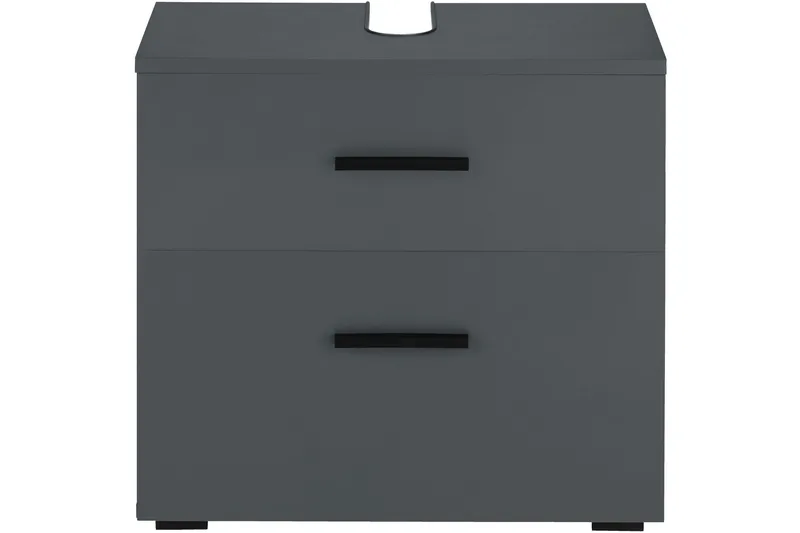 Michikue Tvättställsskåp - Grå - Förvaring - Badrumsförvaring - Tvättställsskåp & kommod