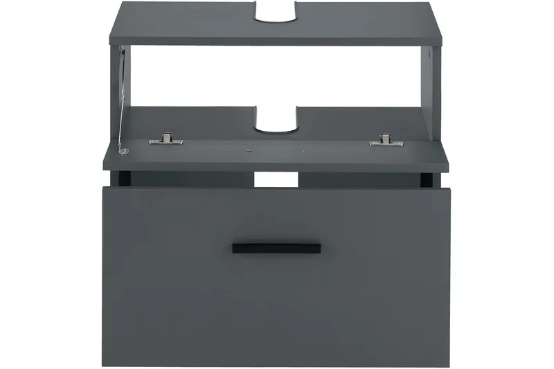 Michikue Tvättställsskåp - Grå - Förvaring - Badrumsförvaring - Tvättställsskåp & kommod