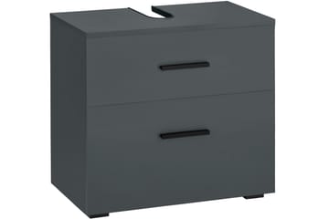 Michikue Tvättställsskåp - Grå - Förvaring - Badrumsförvaring - Tvättställsskåp & kommod