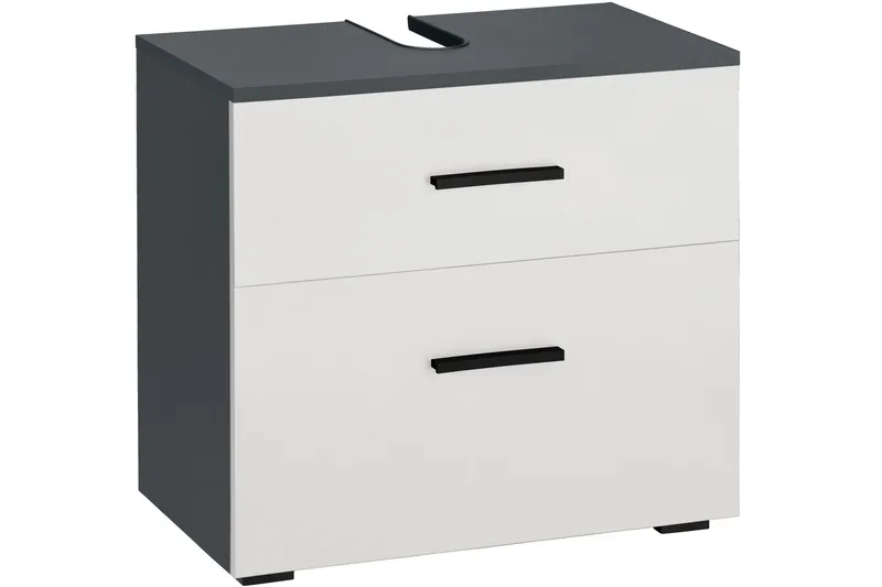 Michikue Tvättställsskåp, Vit