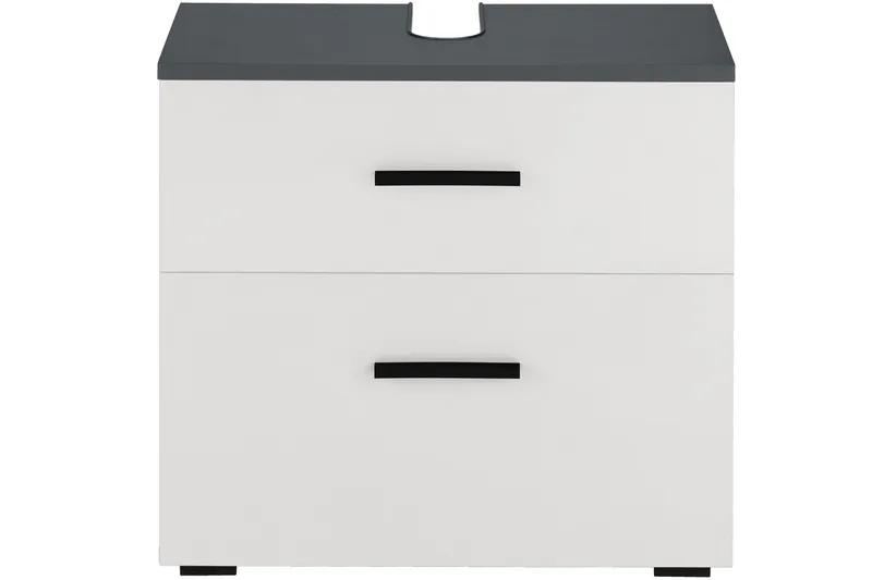 Michikue Tvättställsskåp - Vit - Förvaring - Badrumsförvaring - Tvättställsskåp & kommod