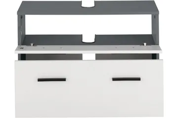 Michikue Tvättställsskåp - Vit - Förvaring - Badrumsförvaring - Tvättställsskåp & kommod