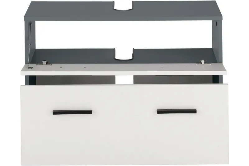 Michikue Tvättställsskåp - Vit - Förvaring - Badrumsförvaring - Tvättställsskåp & kommod