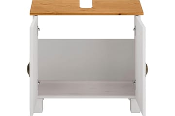 Moglielle Tvättställsskåp - Vit/Brun - Förvaring - Badrumsförvaring - Tvättställsskåp & kommod