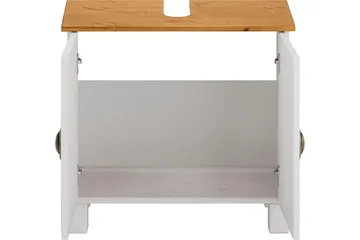 Moglielle Tvättställsskåp - Vit/Brun - Förvaring - Badrumsförvaring - Tvättställsskåp & kommod