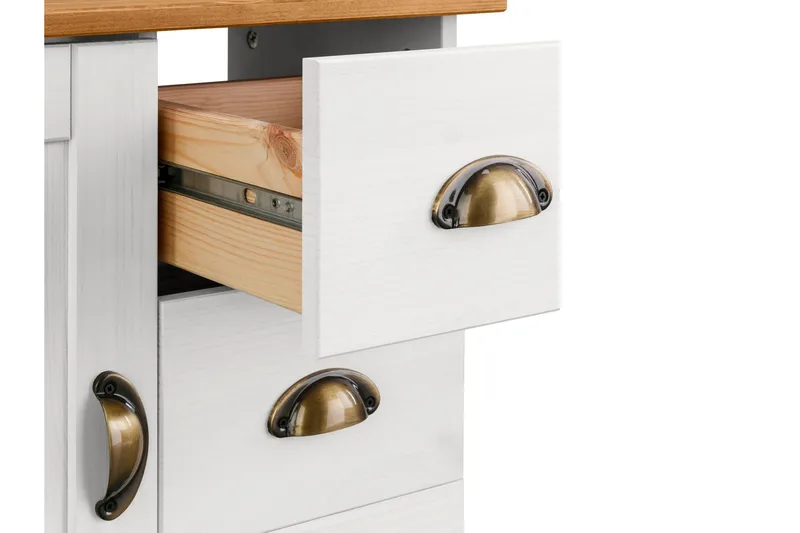 Moglielle Tvättställsskåp - Vit/Brun - Förvaring - Badrumsförvaring - Tvättställsskåp & kommod