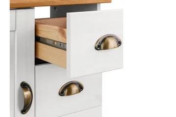 Moglielle Tvättställsskåp - Vit/Brun - Förvaring - Badrumsförvaring - Tvättställsskåp & kommod