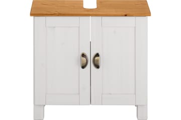 Moglielle Tvättställsskåp - Vit/Brun - Förvaring - Badrumsförvaring - Tvättställsskåp & kommod