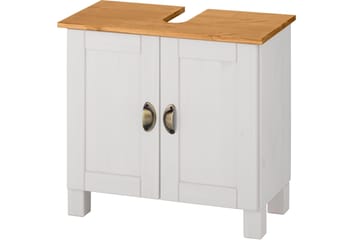 Moglielle Tvättställsskåp - Vit/Brun - Förvaring - Badrumsförvaring - Tvättställsskåp & kommod