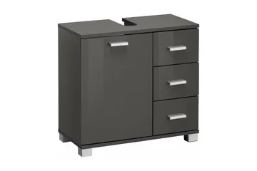 Ripika Tvättställ 60x55 cm - Grå - Förvaring - Badrumsförvaring - Tvättställsskåp & kommod