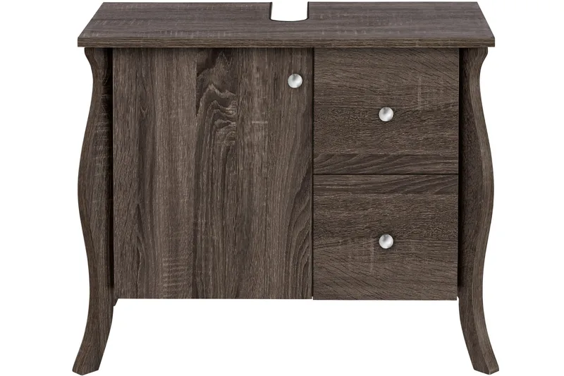 Talkon Tvättställsskåp - Mörkbrun - Förvaring - Badrumsförvaring - Tvättställsskåp & kommod