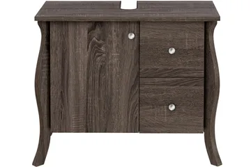 Talkon Tvättställsskåp - Mörkbrun - Förvaring - Badrumsförvaring - Tvättställsskåp & kommod