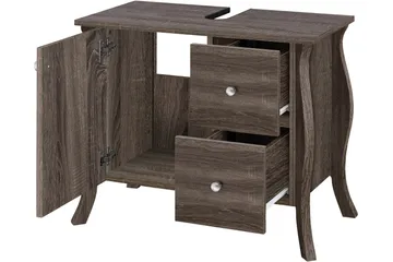 Talkon Tvättställsskåp - Mörkbrun - Förvaring - Badrumsförvaring - Tvättställsskåp & kommod