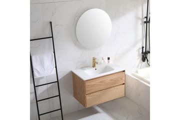 Tvättställsskåp Bahtlife Lättsam 800 Natur Ek - Bathlife - Förvaring - Badrumsförvaring - Tvättställsskåp & kommod