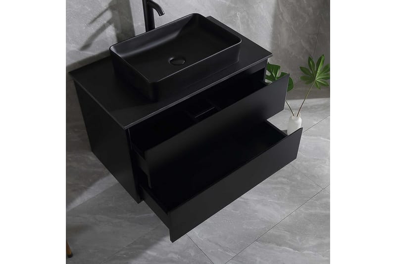Tvättställsskåp Bathlife Extas Svart - Förvaring - Badrumsförvaring - Tvättställsskåp & kommod