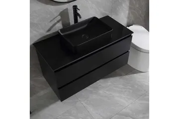 Tvättställsskåp Bathlife Extas Svart - Förvaring - Badrumsförvaring - Tvättställsskåp & kommod
