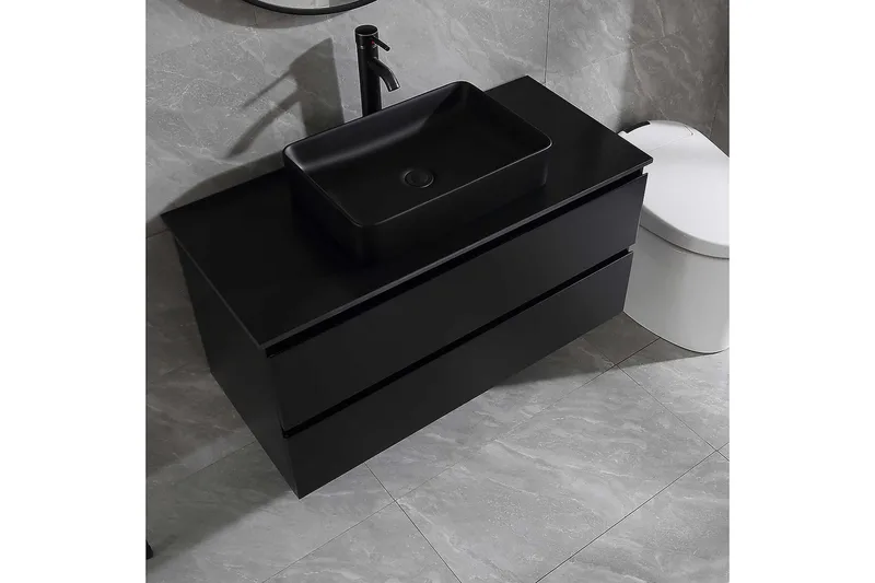 Tvättställsskåp Bathlife Extas Svart - Förvaring - Badrumsförvaring - Tvättställsskåp & kommod