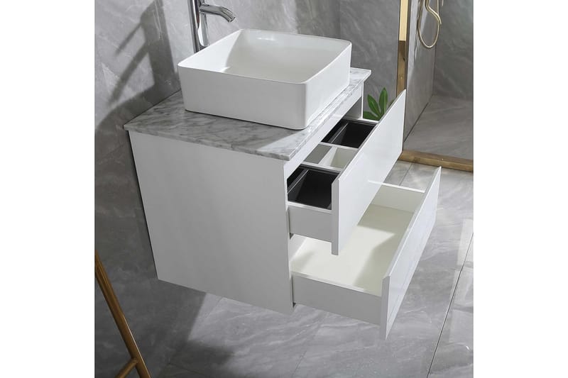 Tvättställsskåp Bathlife Extas Vit - Bathlife - Förvaring - Badrumsförvaring - Tvättställsskåp & kommod