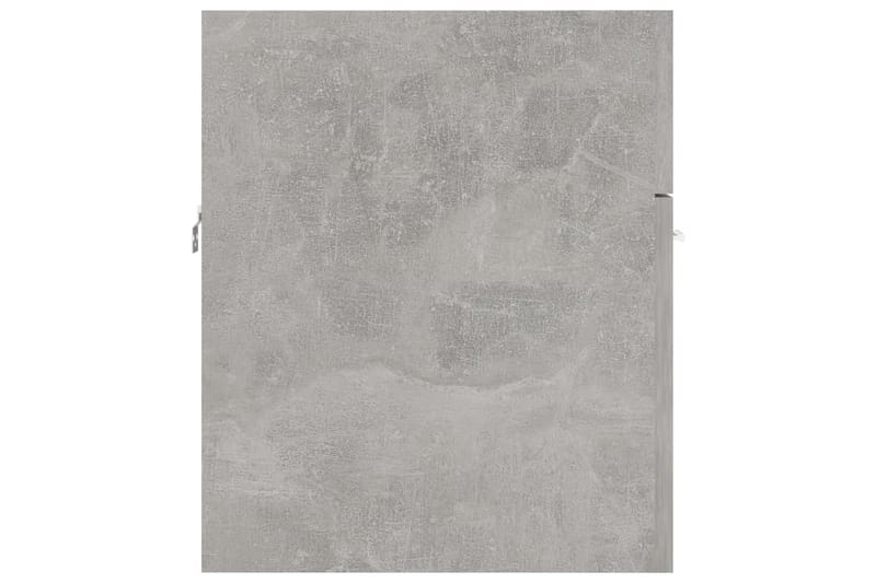 Tvättställsskåp betonggrå 41x38,5x46 cm spånskiva - Grå - Tvättställsskåp & kommod