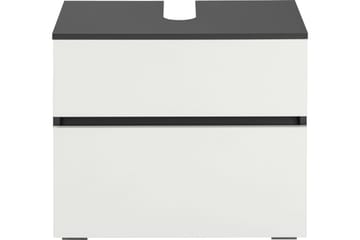 Tvättställsskåp Gaddesden 60x35 cm - Antracit/Natur - Förvaring - Badrumsförvaring - Tvättställsskåp & kommod