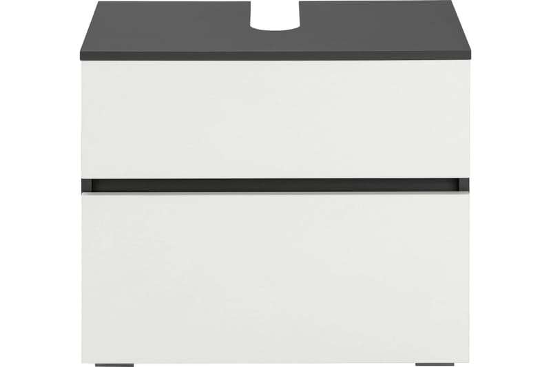 Tvättställsskåp Gaddesden 60x35 cm - Antracit/Natur - Förvaring - Badrumsförvaring - Tvättställsskåp & kommod