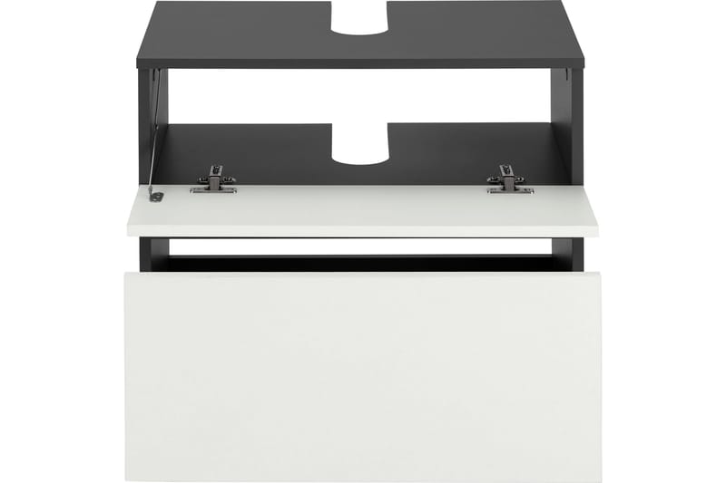 Tvättställsskåp Gaddesden 60x35 cm - Antracit/Natur - Förvaring - Badrumsförvaring - Tvättställsskåp & kommod