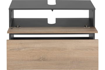 Tvättställsskåp Gaddesden 80x35 cm - Antracit/Vit - Förvaring - Badrumsförvaring - Tvättställsskåp & kommod