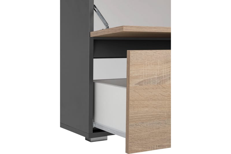 Tvättställsskåp Gaddesden 80x35 cm - Antracit/Vit - Förvaring - Badrumsförvaring - Tvättställsskåp & kommod