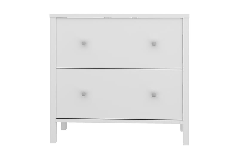 Tvättställsskåp Samkov 35x64 cm 2 Lådor - Vit - Förvaring - Badrumsförvaring - Tvättställsskåp & kommod