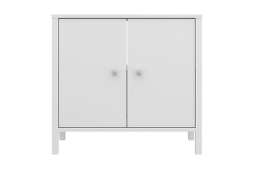 Tvättställsskåp Samkov 35x64 cm 2 Skåp - Vit - Förvaring - Badrumsförvaring - Tvättställsskåp & kommod