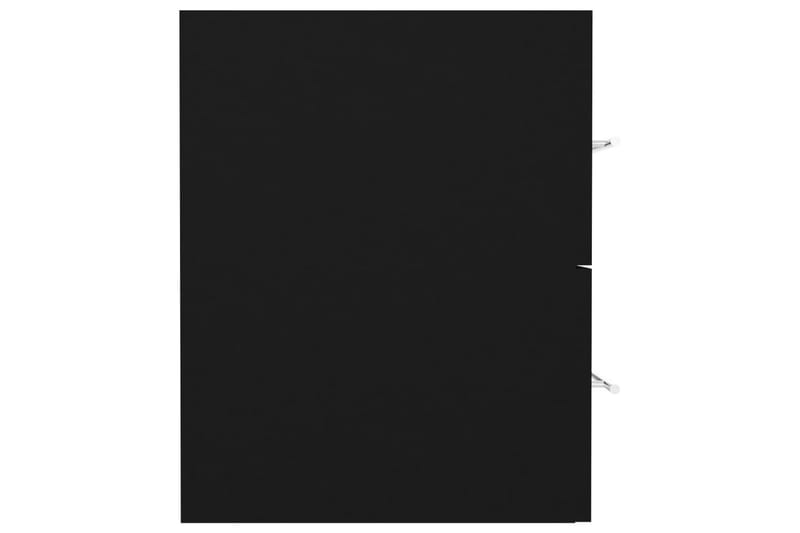 Tvättställsskåp svart 41x38,5x48 cm spånskiva - Svart - Tvättställsskåp & kommod