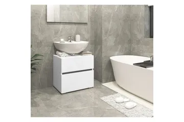 Tvättställsskåp Wisla 60x35x55 cm, Vit - 60x35x55 cm, Vit - Förvaring - Badrumsförvaring - Tvättställsskåp & kommod