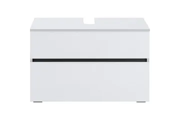 Tvättställsskåp Wisla 80x35x55 cm, Vit - 80x35x55 cm, Vit - Förvaring - Badrumsförvaring - Väggskåp & högskåp