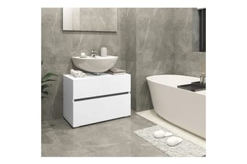 Tvättställsskåp Wisla 80x35x55 cm, Vit - 80x35x55 cm, Vit - Förvaring - Badrumsförvaring - Väggskåp & högskåp