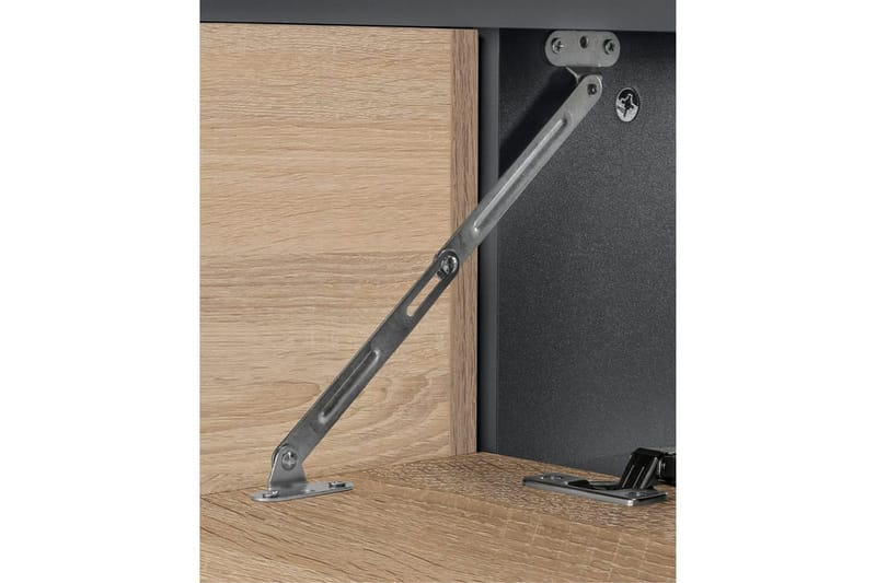 Tvättställsskåp Wisla 80x45x53 cm, Antracit/Ek - 80x45x53 cm, Antracit/Ek - Förvaring - Badrumsförvaring - Tvättställsskåp & kommod