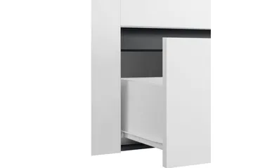 Tvättställsskåp Wisla 80x45x53 cm, Antracit/Vit - 80x45x53 cm, Antracit/Vit - Förvaring - Badrumsförvaring - Väggskåp & högskåp