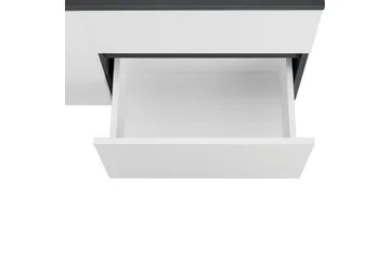 Tvättställsskåp Wisla 80x45x53 cm, Antracit/Vit - 80x45x53 cm, Antracit/Vit - Förvaring - Badrumsförvaring - Väggskåp & högskåp