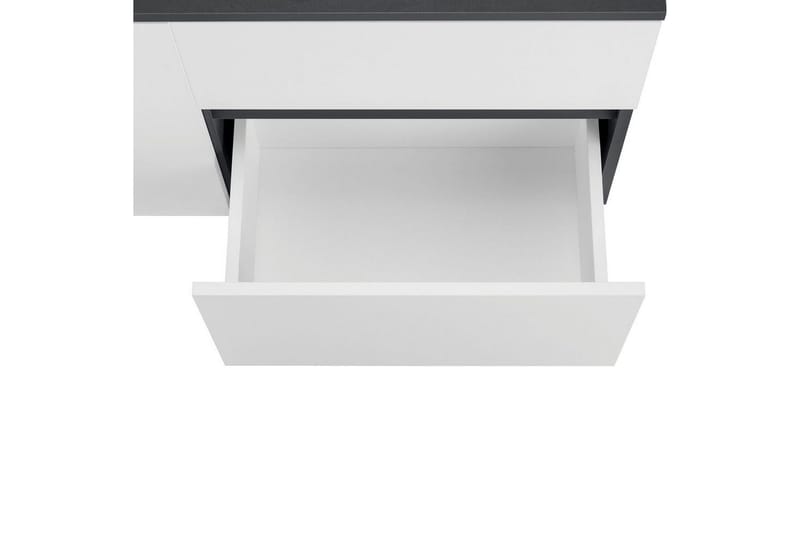 Tvättställsskåp Wisla 80x45x53 cm, Antracit/Vit - 80x45x53 cm, Antracit/Vit - Förvaring - Badrumsförvaring - Väggskåp & högskåp