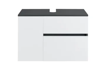 Tvättställsskåp Wisla 80x45x53 cm, Antracit/Vit - 80x45x53 cm, Antracit/Vit - Förvaring - Badrumsförvaring - Väggskåp & högskåp