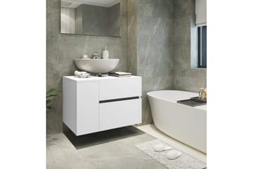 Tvättställsskåp Wisla 80x45x53 cm, Vit - 80x45x53 cm, Vit - Förvaring - Badrumsförvaring - Badrumsskåp