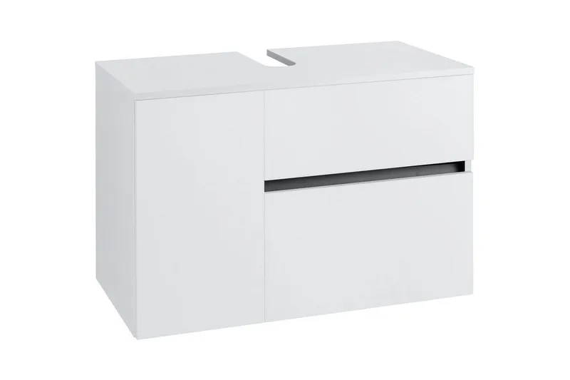 Tvättställsskåp Wisla 80x45x53 cm, Vit - 80x45x53 cm, Vit - Förvaring - Badrumsförvaring - Tvättställsskåp & kommod