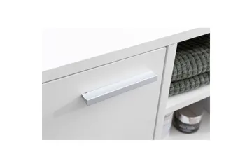 Tvättställsskåp Wohnling Folierad spånskiva 1 dörr 3 förvaringshyllor modern - Förvaring - Badrumsförvaring - Väggskåp & högskåp