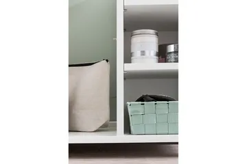 Tvättställsskåp Wohnling Folierad spånskiva 1 dörr 3 förvaringshyllor modern - Förvaring - Badrumsförvaring - Väggskåp & högskåp