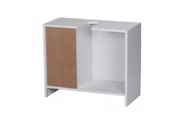 Tvättställsskåp Wohnling Folierad spånskiva 1 dörr 3 lådor modern - Förvaring - Badrumsförvaring - Väggskåp & högskåp