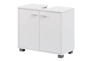 Tvättställsskåp Wohnling Folierad spånskiva 2 dörrar kontor modern - Förvaring - Badrumsförvaring - Väggskåp & högskåp